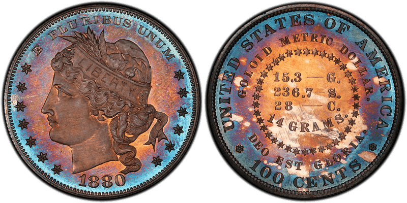 1880 Proof Dollar Pattern - J-1651