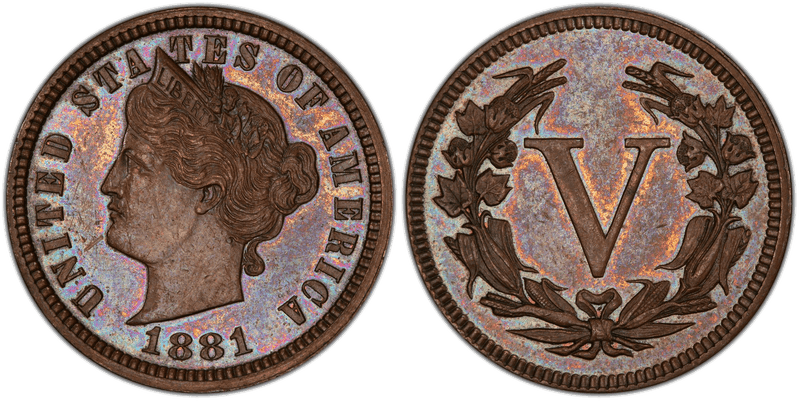 1881 Proof Nickel Pattern - J-1672