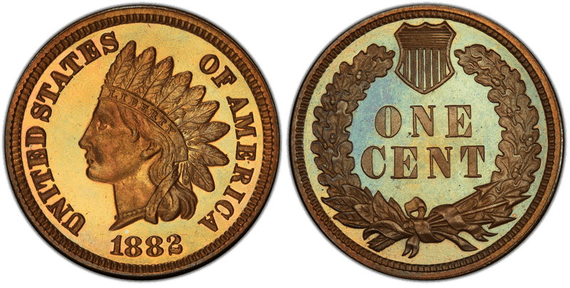 1882 Indian Head Cent Base