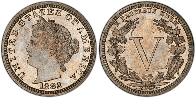 1882 Proof Nickel Pattern - J-1680