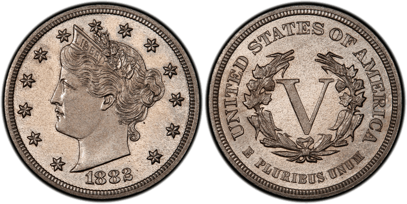 1882 Proof Nickel Pattern - J-1690