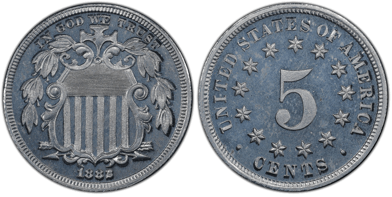1882 Proof Nickel Pattern - J-1695