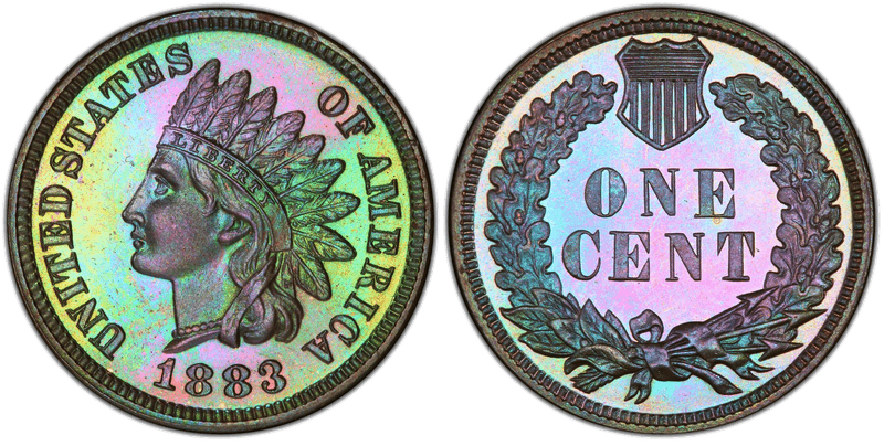 1883 Indian Head Cent Base