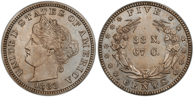1883 Proof Nickel Pattern - J-1712