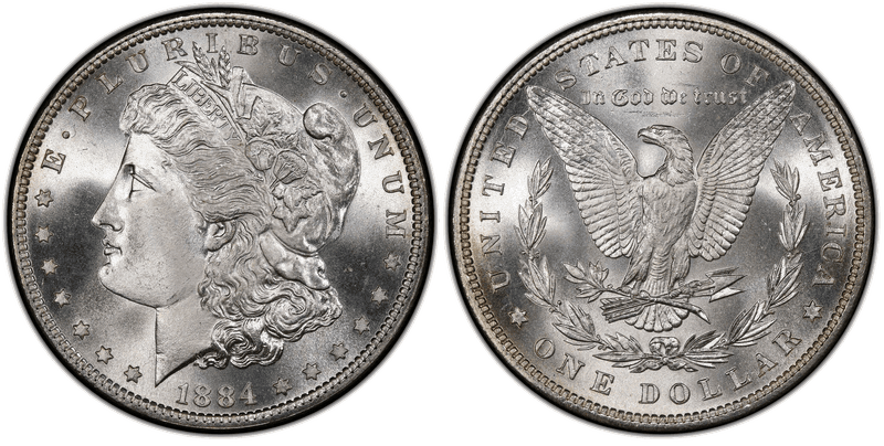 1884 Morgan Dollar