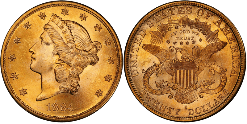 1884 (S) Liberty Head Double Eagle