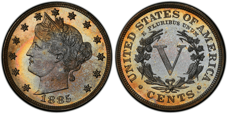 1885 Proof Liberty Head Nickel