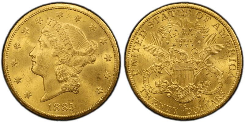 1885 Liberty Head Double Eagle