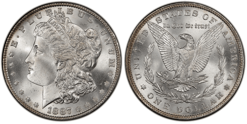 1887 Morgan Dollar
