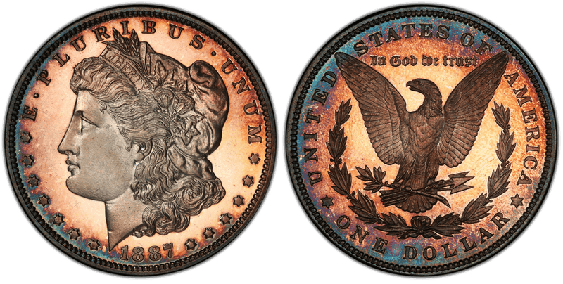 1887 Proof Morgan Dollar