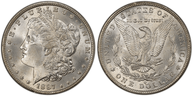 1887 (O) Morgan Dollar