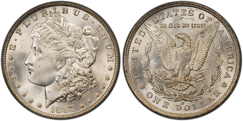 1887 Morgan Dollar