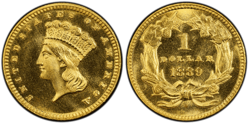 1889 Liberty Gold Dollar