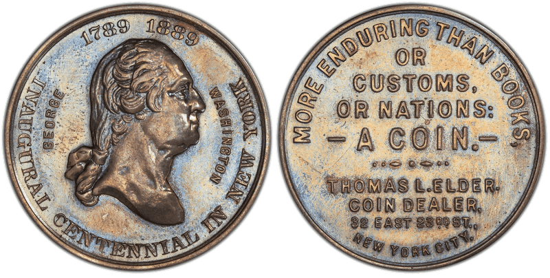 1889 Silver Medal Baker-724, Thomas L. Elder