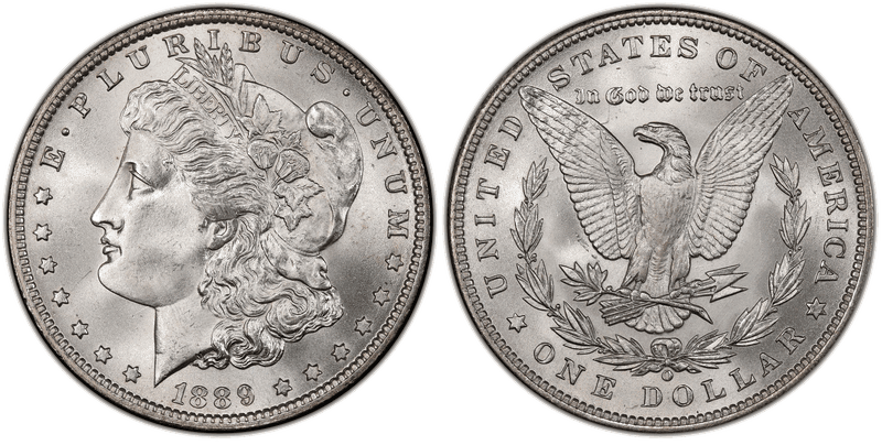 1889 (O) Morgan Dollar