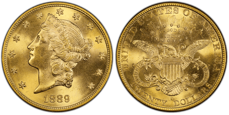 1889 (S) Liberty Head Double Eagle