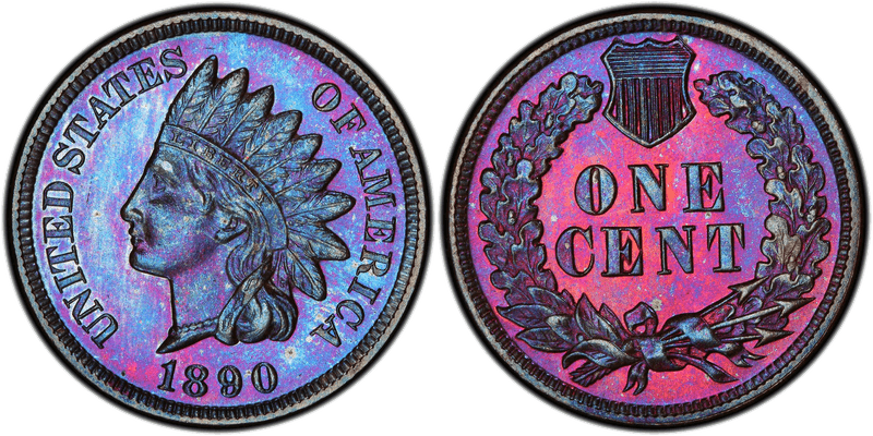1890 Indian Head Cent Base