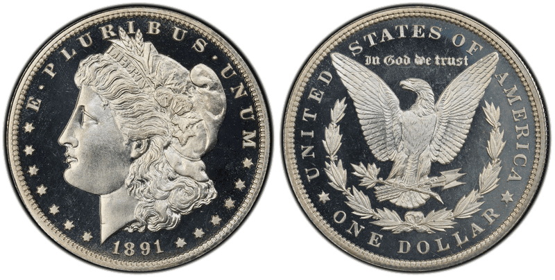 1891 Proof Morgan Dollar