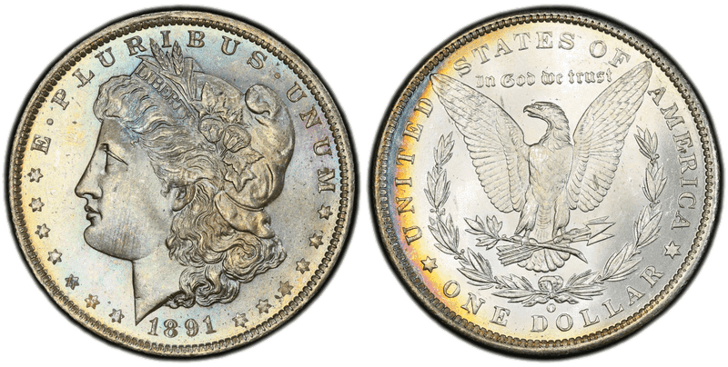 1891 (O) Morgan Dollar