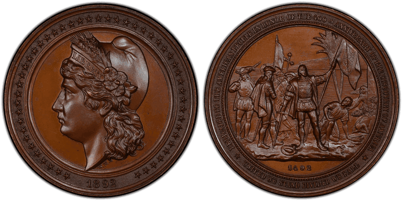 1892 HK-220, Columbian Expo, Liberty Head Dollar