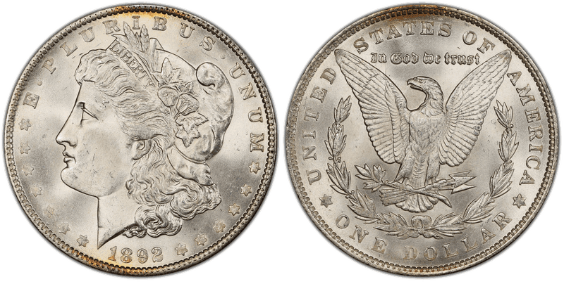 1892 Morgan Dollar