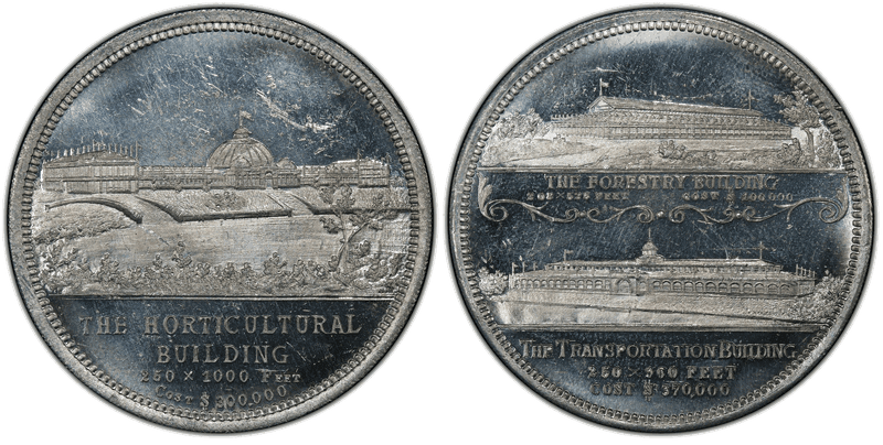 1892 HK-181a, World's Columbian Expo Dollar
