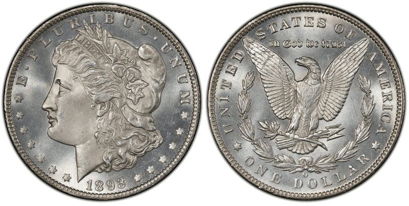 1893 (O) Morgan Dollar
