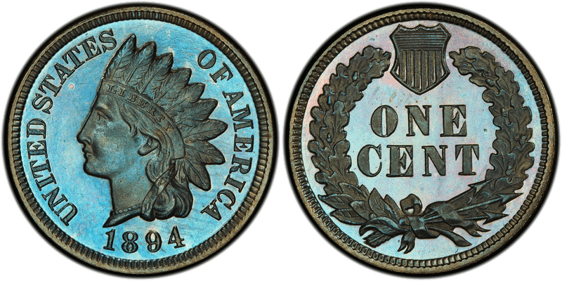 1894 Indian Head Cent Base