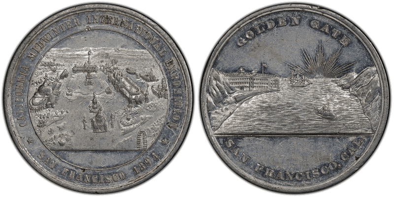 1894 HK-250, 38mm California Midwinter Expo Dollar