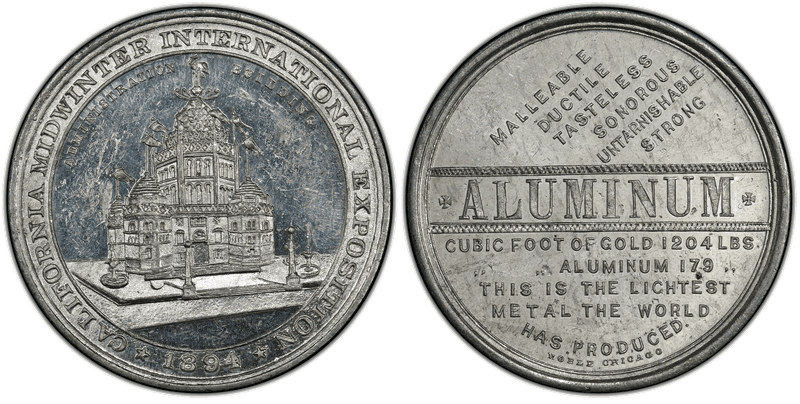 1894 HK-258, California Midwinter Expo Dollar