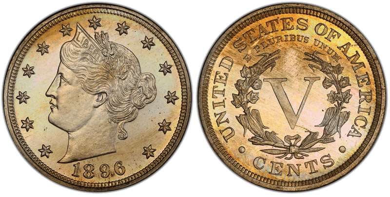 1896 Proof Liberty Head Nickel