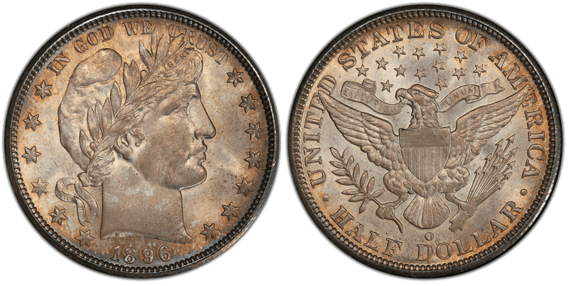 1896 Barber Half Dollar