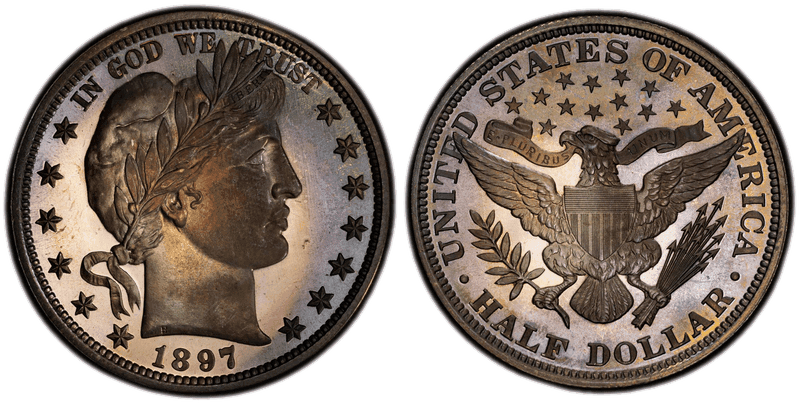 1897 Proof Barber Half Dollar