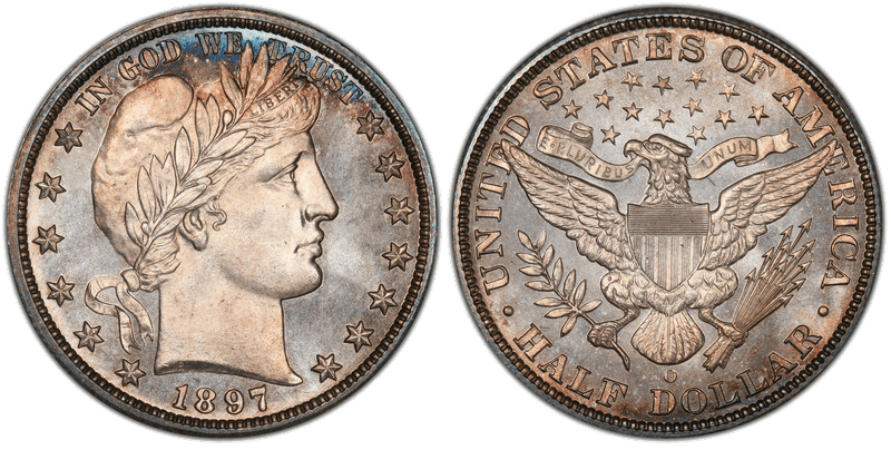 1897 Barber Half Dollar