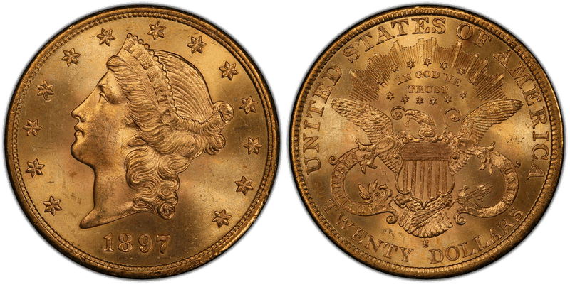 1897 Liberty Head Double Eagle