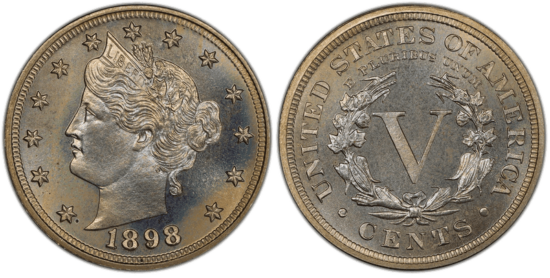1898 Proof Liberty Head Nickel