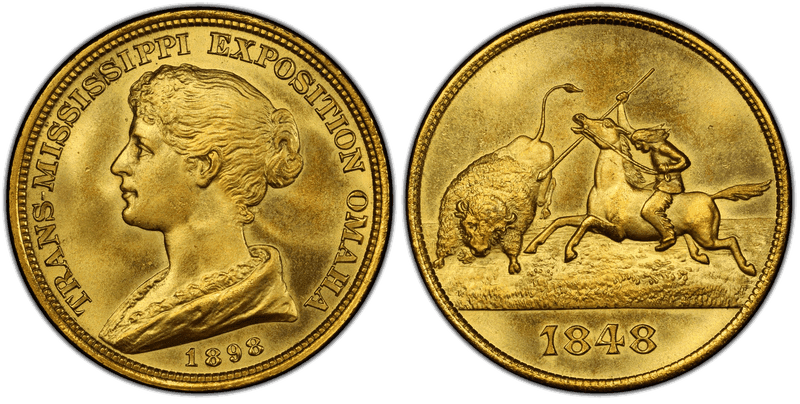 1898 HK-283, Trans-Mississippi Dollar