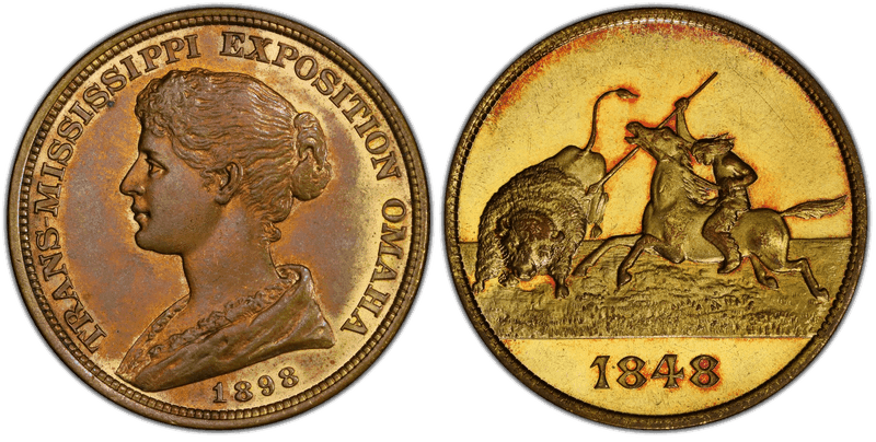 1898 HK-283a, Trans-Mississippi Dollar