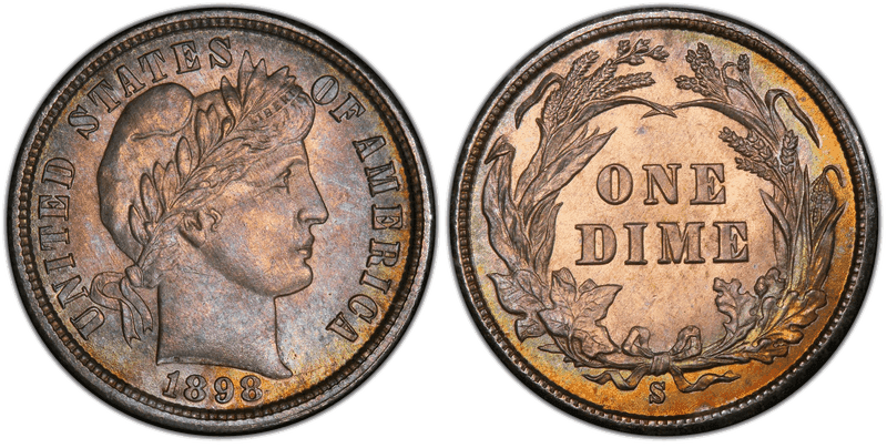 1898 (S) Barber Dime