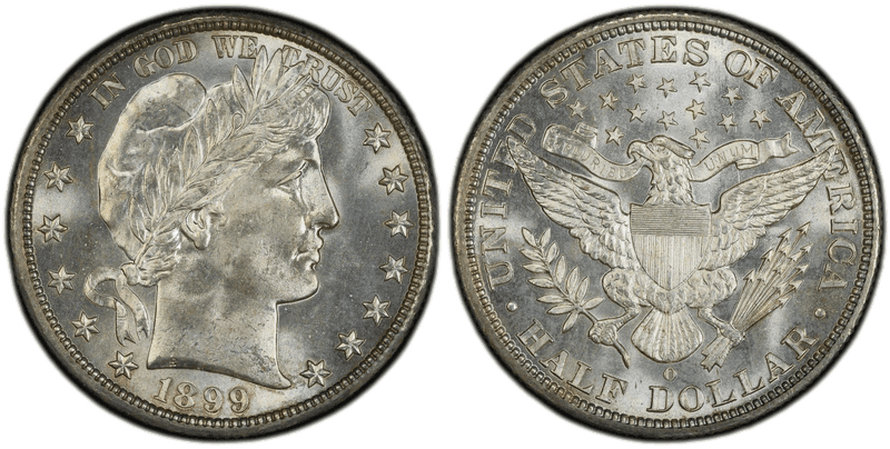1899 Barber Half Dollar