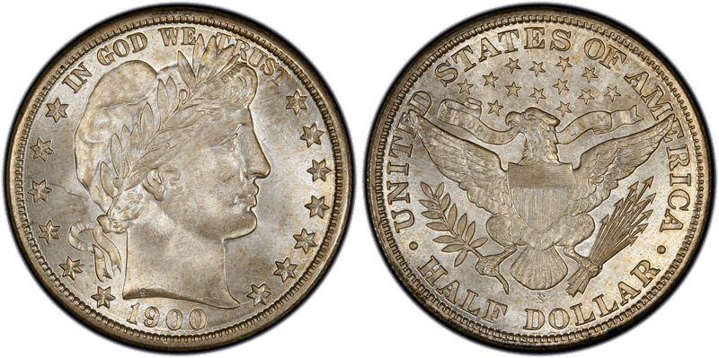 1900 (S) Barber Half Dollar
