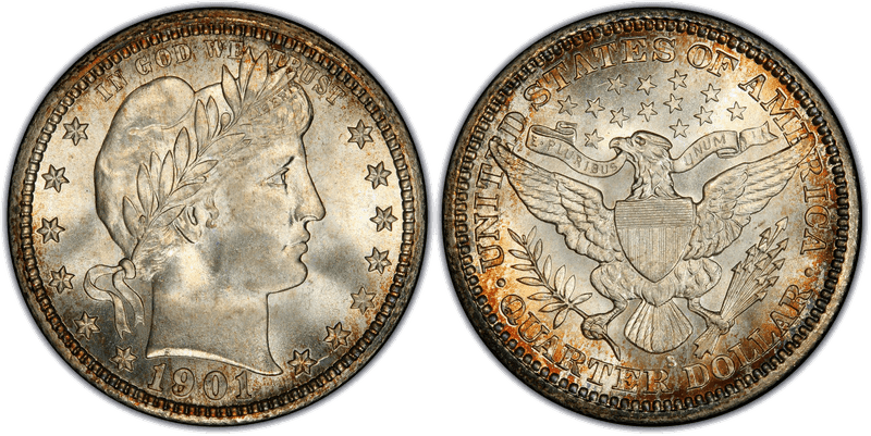 1901 (S) Barber Quarter