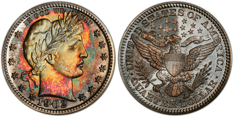 1902 Proof Barber Quarter