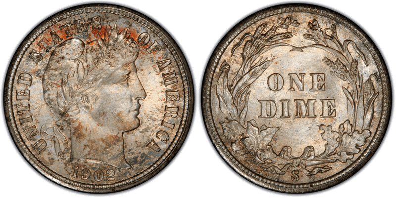 1902 (S) Barber Dime