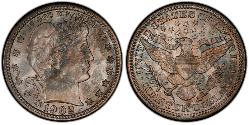 1902 (S) Barber Quarter