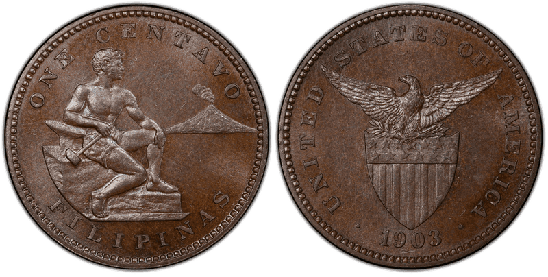 1903 Proof Philippine Centavo