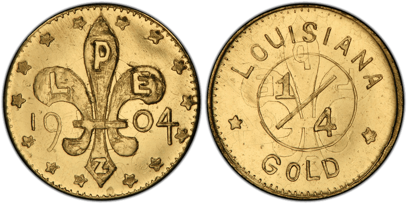 Exposition Gold Tokens (1904-1905)