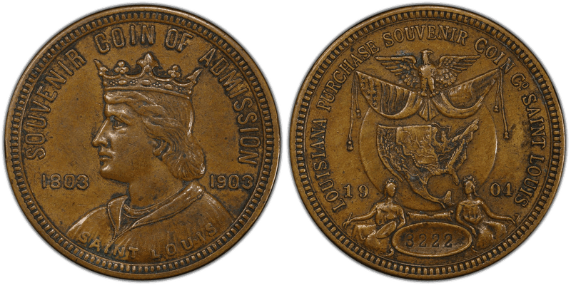 1904 HK-305a, Louisiana Purchase Expo Dollar