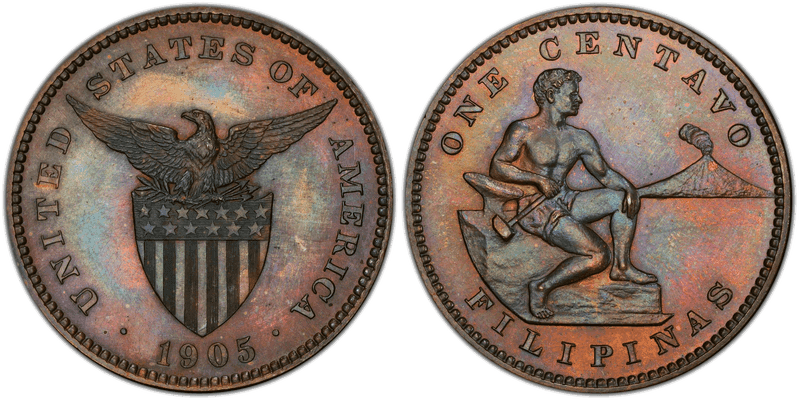 1905 Proof Philippine Centavo