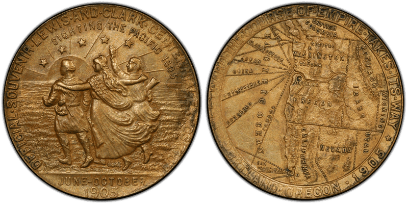 1905 HK-327a, Lewis & Clark Dollar
